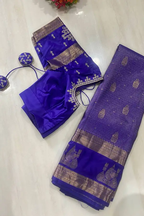 Semi kanchi pattu saree - sarees saree at Sneha Collections Hyderabad