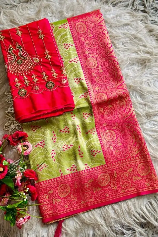 Banarasi tissue saree - sarees saree at Sneha Collections Hyderabad